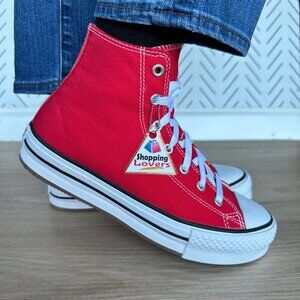 Converse Chuck Taylor EVA Lift Hi Platform 6 Big Kids Shoes Red Sneaker A08425C